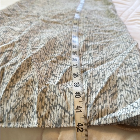 She + Sky Gray Boho Ruffled Collar Halter Jumpsuit Sz L Wide Leg Beachy Casual - Picture 6 of 10